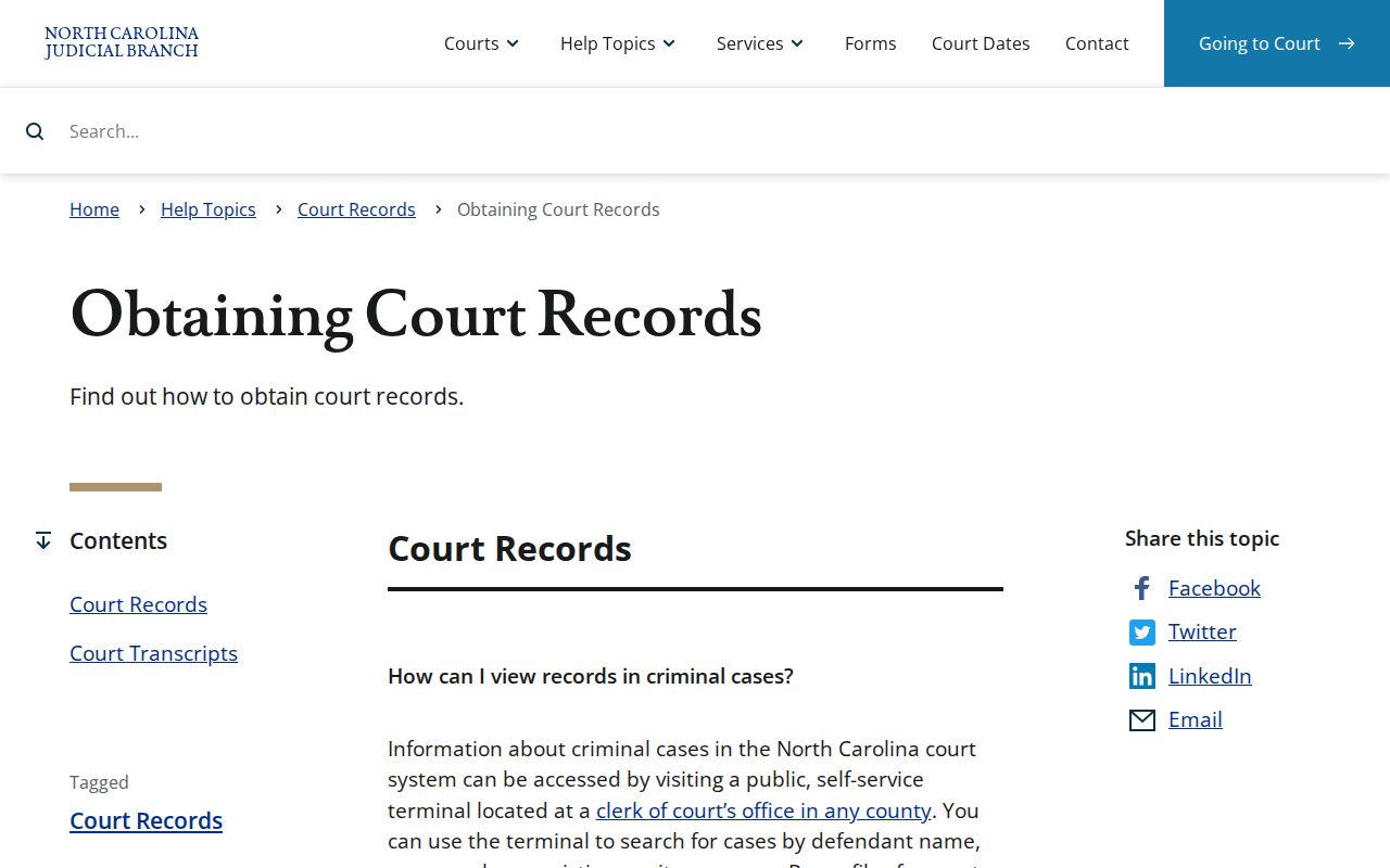 Madison County court case record access instructions from the Judicial Branch